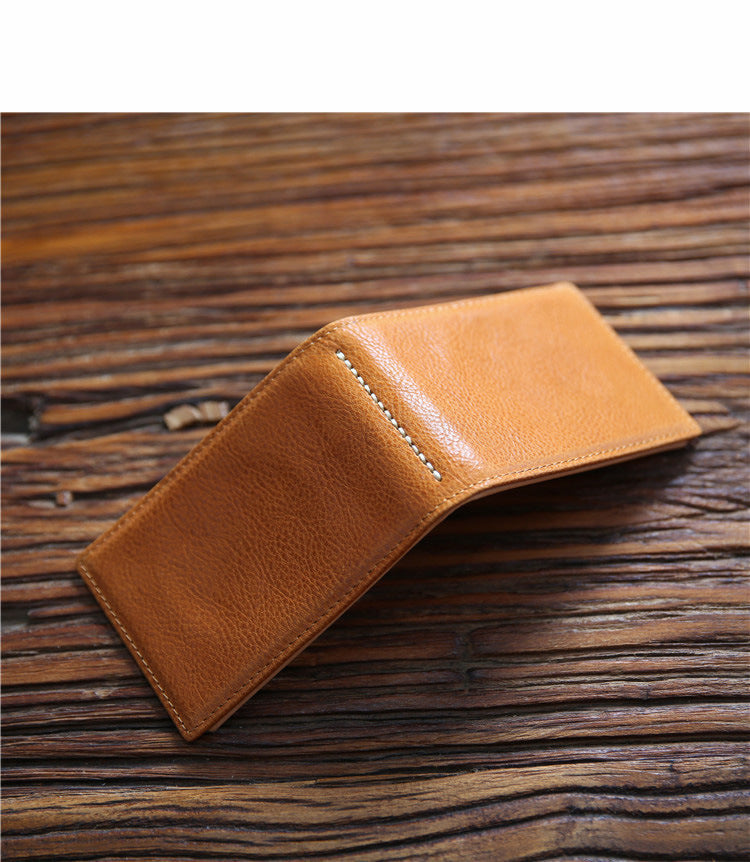 Handmade Retro First Layer Cowhide Men's Genuine Leather Multifunctional - Dazpy