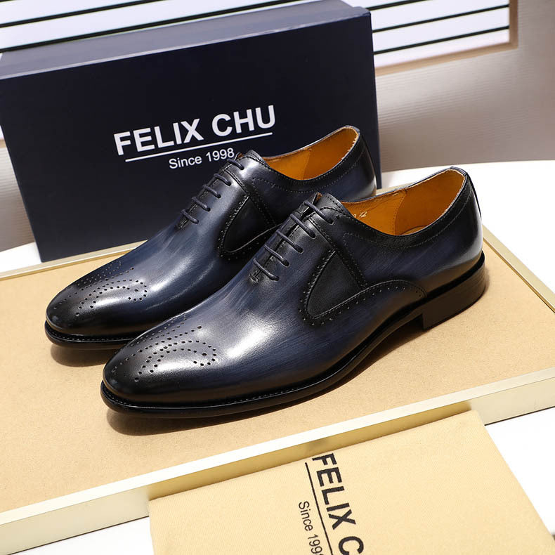 Classic Business Formal Leather Shoes Cross-border Men's Shoes - Dazpy