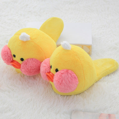 Autumn And Winter Warm Plush Home Indoor Cotton Slippers - Dazpy