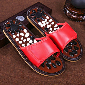 Pebble foot massage slippers