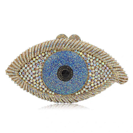 Women's bag eye diamond evening bag - Dazpy