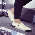 Men Breathable High Quality Casual shoes PU Leather Shoes Casual Slip On men Fashion - Dazpy