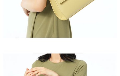 Leather Commuter Versatile One Shoulder Handheld Underarm Bag - Dazpy