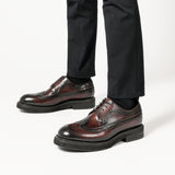 Business Casual Formal Wear Wear-resistant Leather Shoes - Dazpy