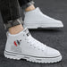 All-match British Style Sports And Leisure High-top Sneakers - Dazpy