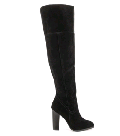 Sheepskin over the knee boots 33-43 professional custom tube round with high heels - Dazpy