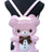 Women's Cute Bear Shaped Handheld One Shoulder Crossbody Bag