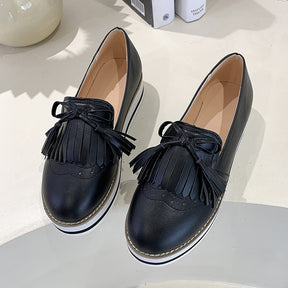 Round Toe Casual College Style Women's Single Shoes