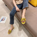 Candy-colored Outer Wear Sandals And Slippers Women - Dazpy