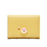 Women's Niche Design Tri-fold Thin Cute Coin Purse - Dazpy