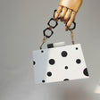 Dinner Bag Wedding Bag Black And White Polka Dot Clutch Bag European And American Fashion New - Dazpy