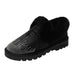 Flat-bottomed Short Tube Thickening Plus Fluffy Cotton Shoes - Dazpy