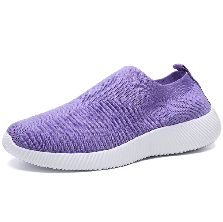 Korean Version Of Large Size Sports Flying Woven Casual Shoes - Dazpy