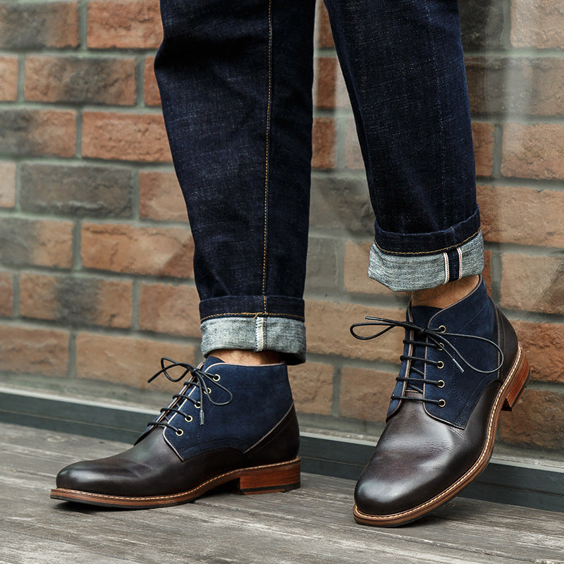 High-top British Casual Martin Boots - Dazpy