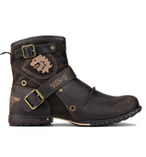 Men's leather Martin boots - Dazpy