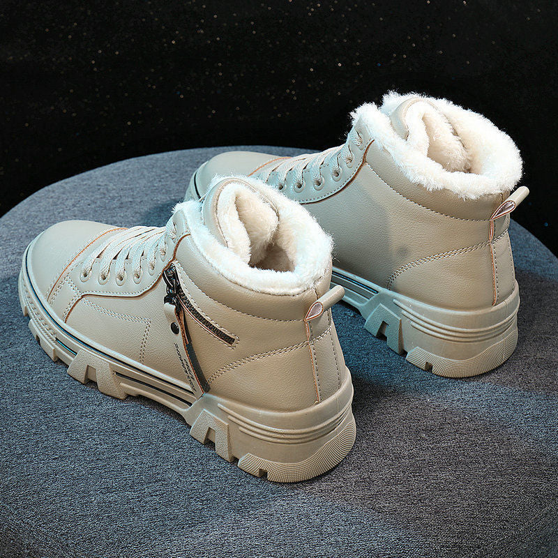 Korean version of non-slip and velvet warm snow boots - Dazpy