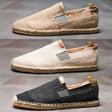 Handmade straw shoes canvas shoes - Dazpy