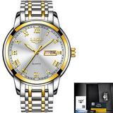 Men's Classic Stainless Steel Quartz Watch - Dazpy