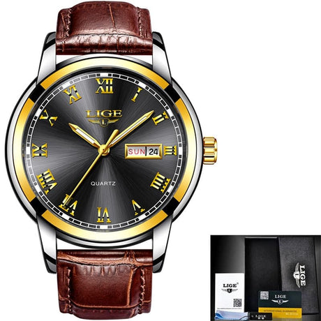 Men's Classic Stainless Steel Quartz Watch - Dazpy