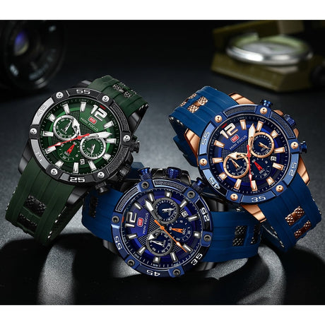 Men's Sports Waterproof Watches - Dazpy