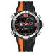 Men's Striped Silicone Strap Sports Watch - Dazpy