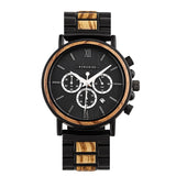 Men's Wooden Stylish Quartz Watch - Dazpy