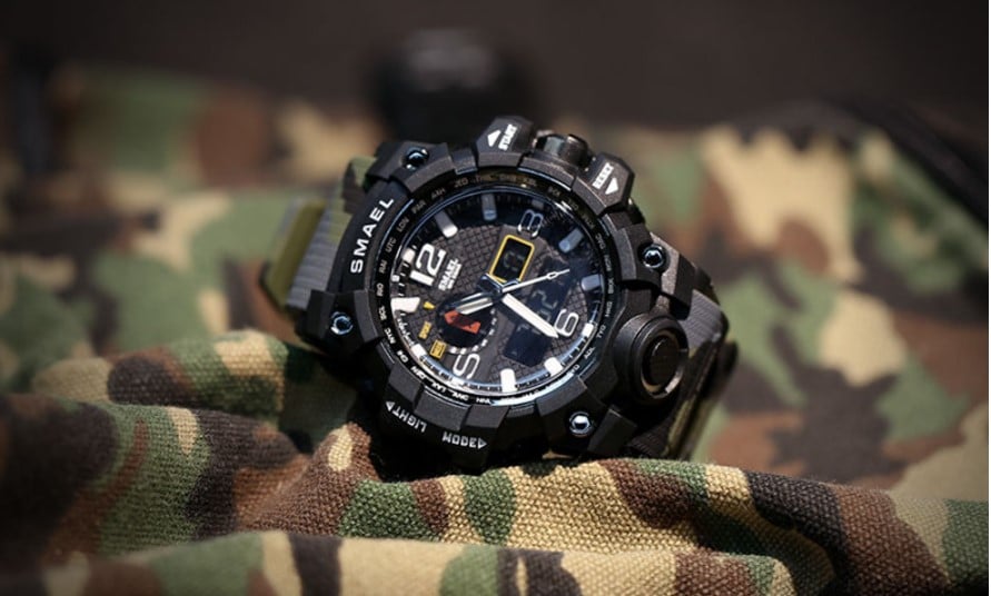 Men's Camouflage Print LED Watches - Dazpy