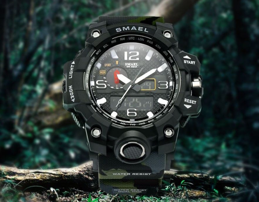 Men's Camouflage Print LED Watches - Dazpy