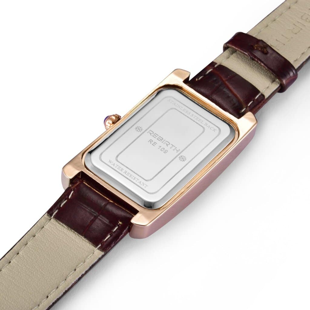 Women's Rectangular Dial Elegant Watches - Dazpy