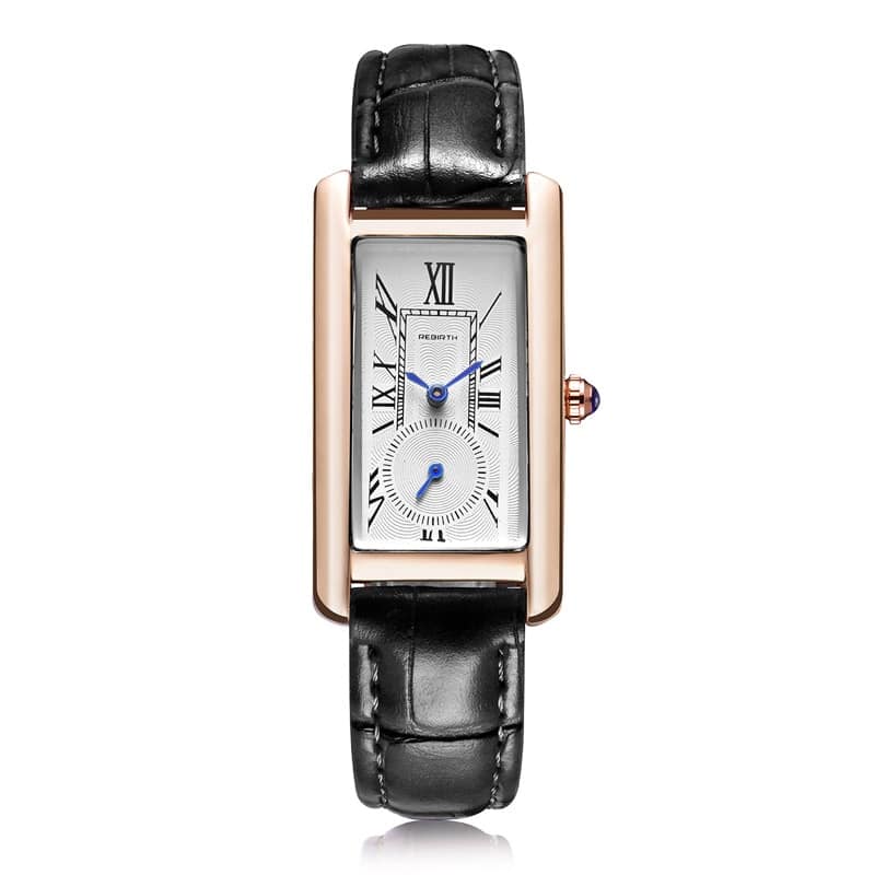 Women's Rectangular Dial Elegant Watches - Dazpy