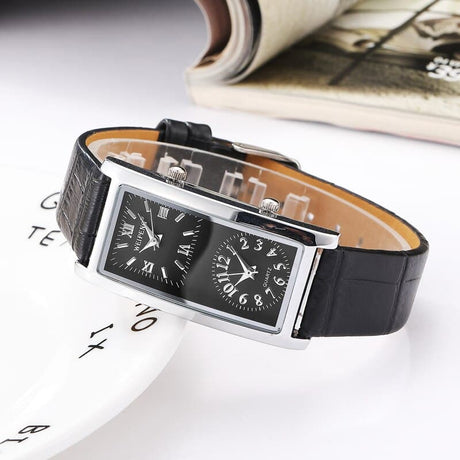 Women's Rectangular Dial Elegant Watches - Dazpy