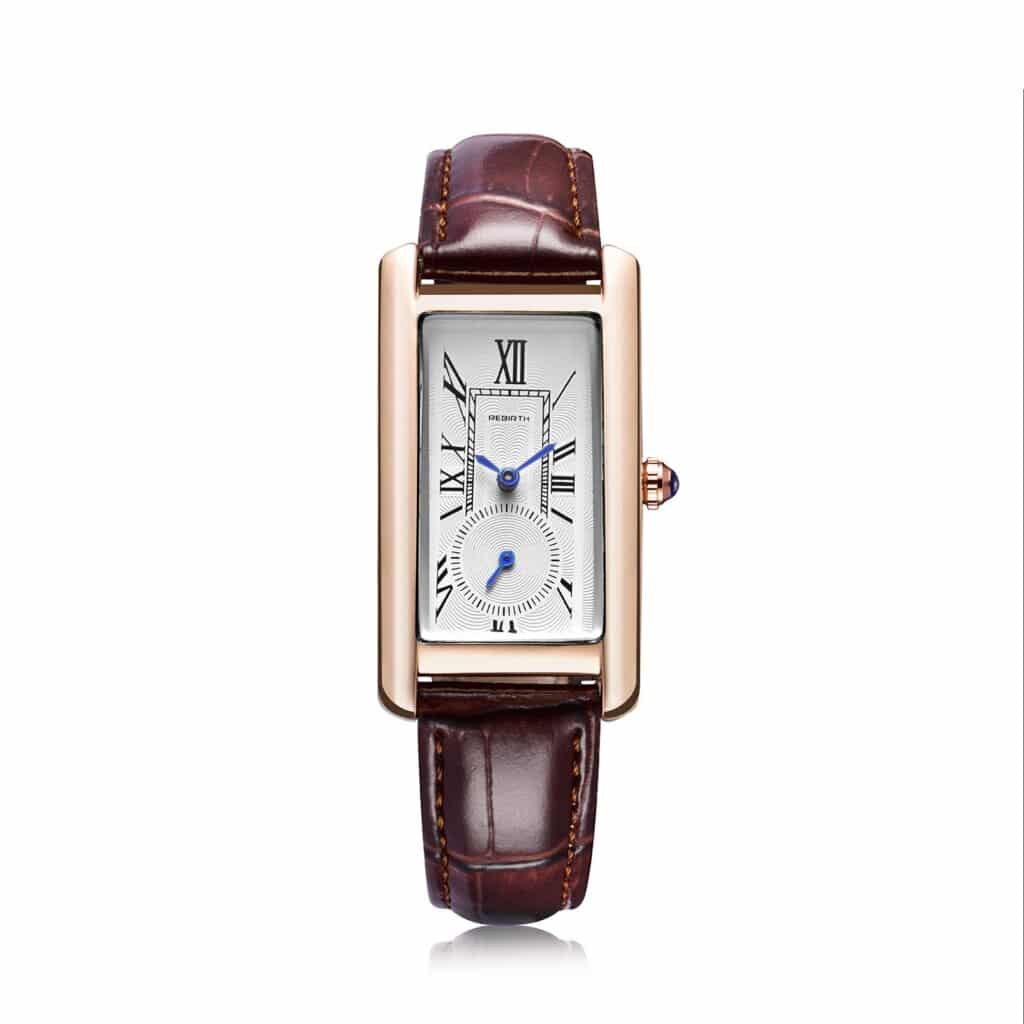 Women's Rectangular Dial Elegant Watches - Dazpy