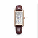 Women's Rectangular Dial Elegant Watches - Dazpy