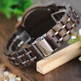 Women's Wooden Bracelet Chronograph Watches - Dazpy