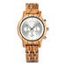 Women's Wooden Bracelet Chronograph Watches - Dazpy