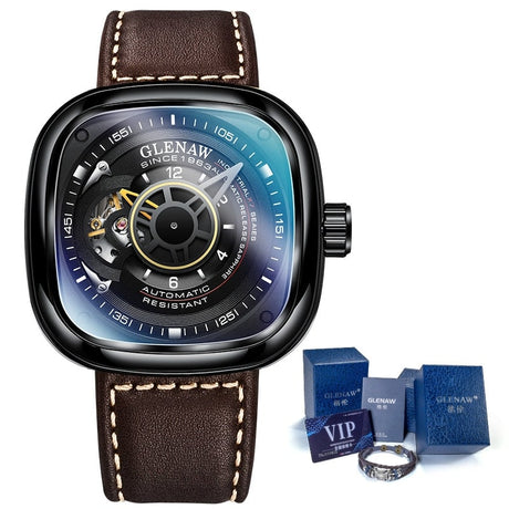 Men's Square Dial Mechanical Watches - Dazpy