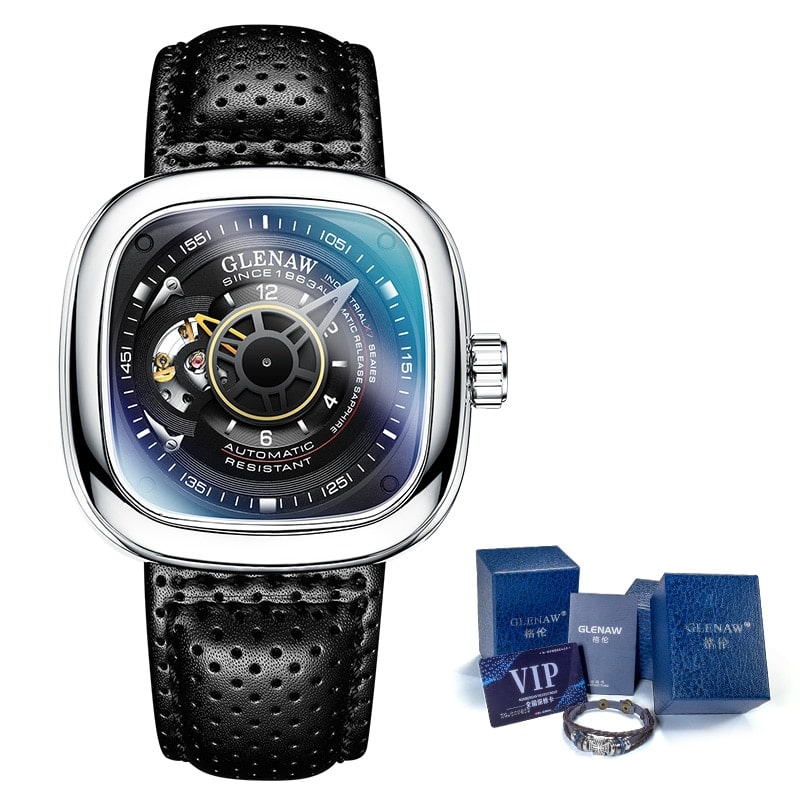 Men's Square Dial Mechanical Watches - Dazpy