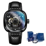 Men's Square Dial Mechanical Watches - Dazpy