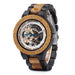 Men's Water-Resistant Wooden Mechanical Watch - Dazpy