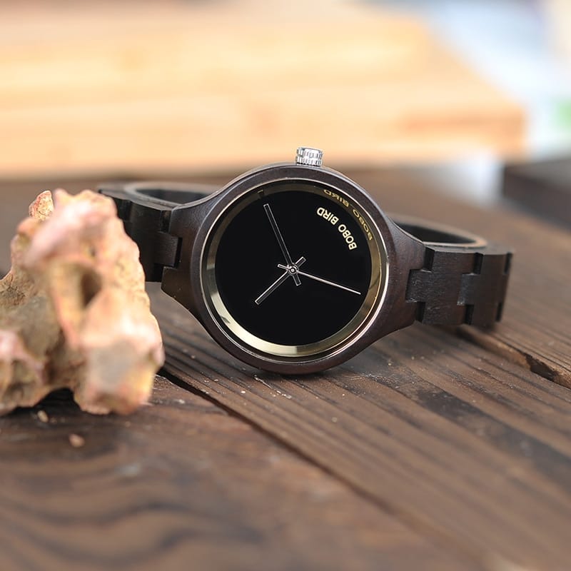 Women's Minimalist Wooden Watch - Dazpy