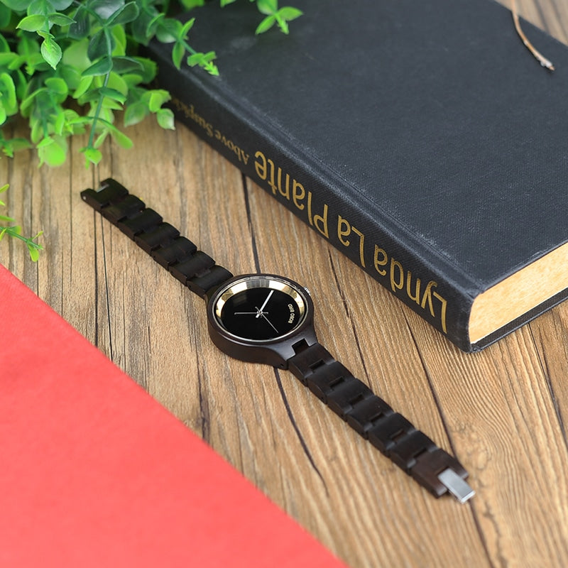 Women's Minimalist Wooden Watch - Dazpy