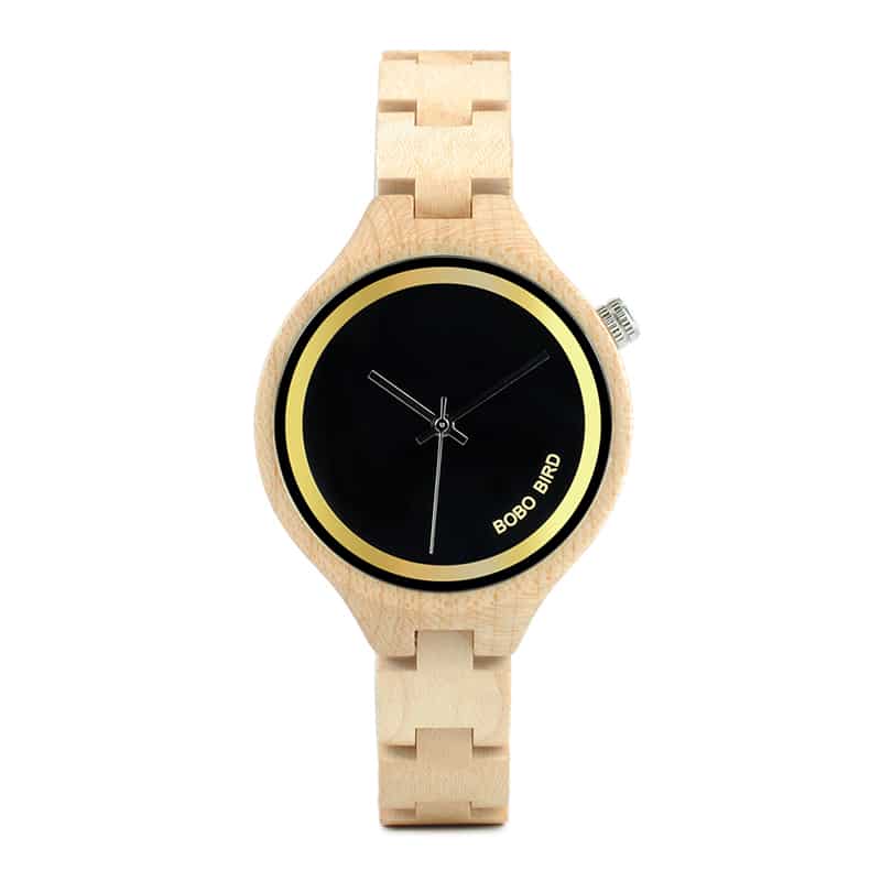 Women's Minimalist Wooden Watch - Dazpy