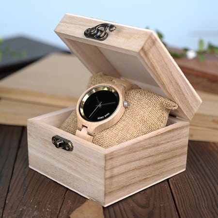 Women's Minimalist Wooden Watch - Dazpy