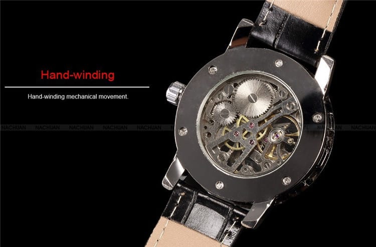 Fashion Mechanical Automatic Skeleton Watches for Men - Dazpy