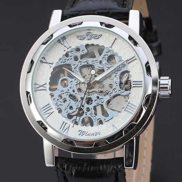 Fashion Mechanical Automatic Skeleton Watches for Men - Dazpy