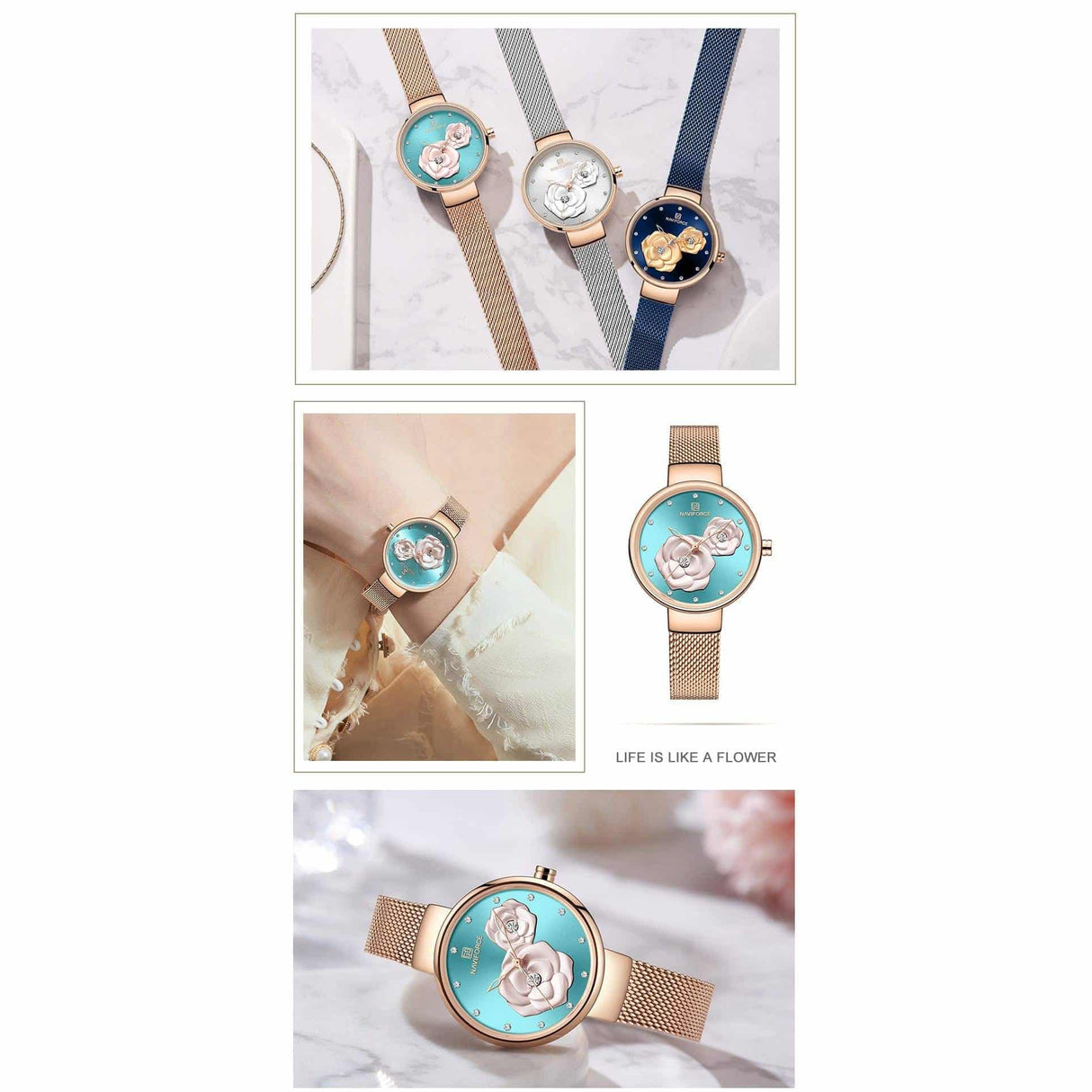 Flower Luxury Ladies Fashion Watch - Dazpy