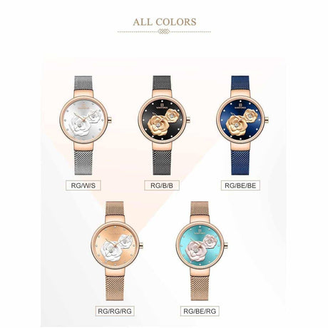 Flower Luxury Ladies Fashion Watch - Dazpy