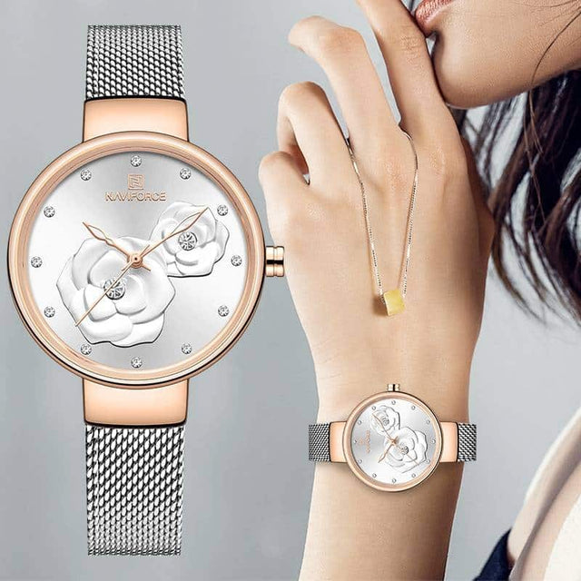 Flower Luxury Ladies Fashion Watch - Dazpy