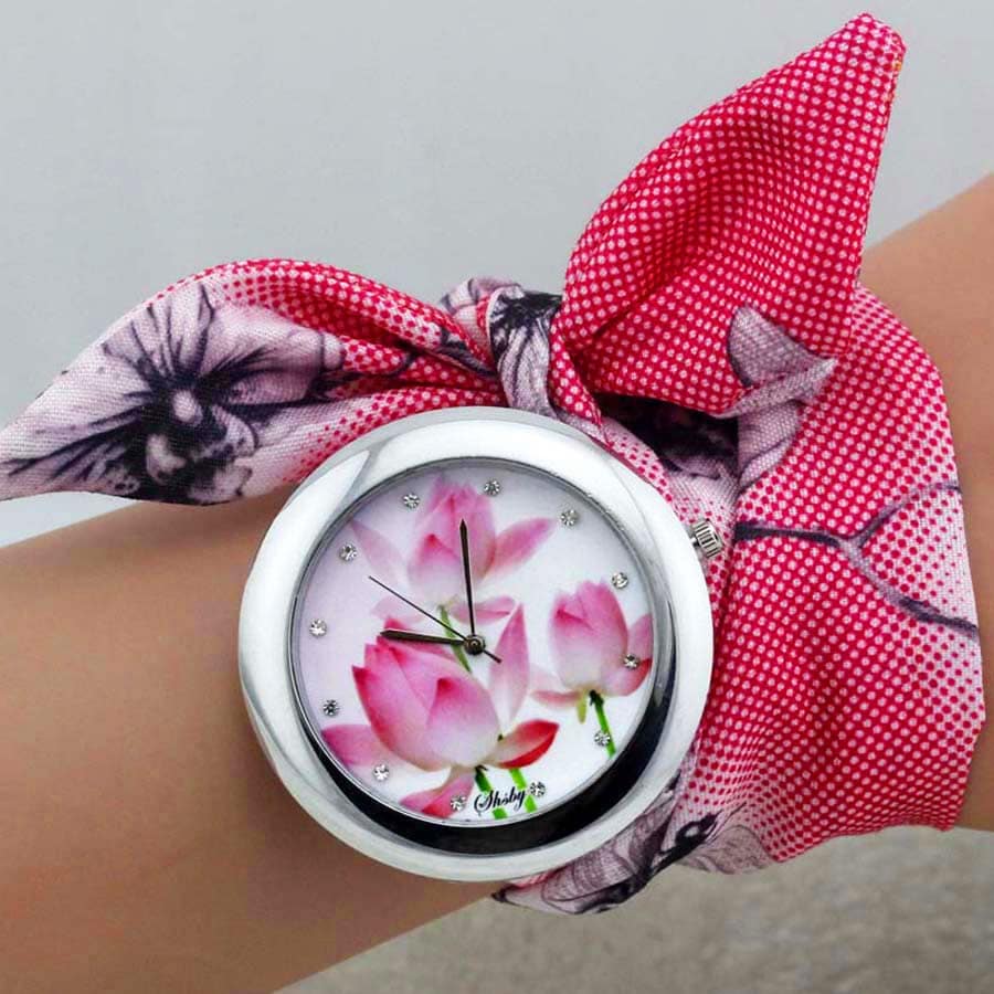 Women's Boho Watches with Fabric Bracelet - Dazpy