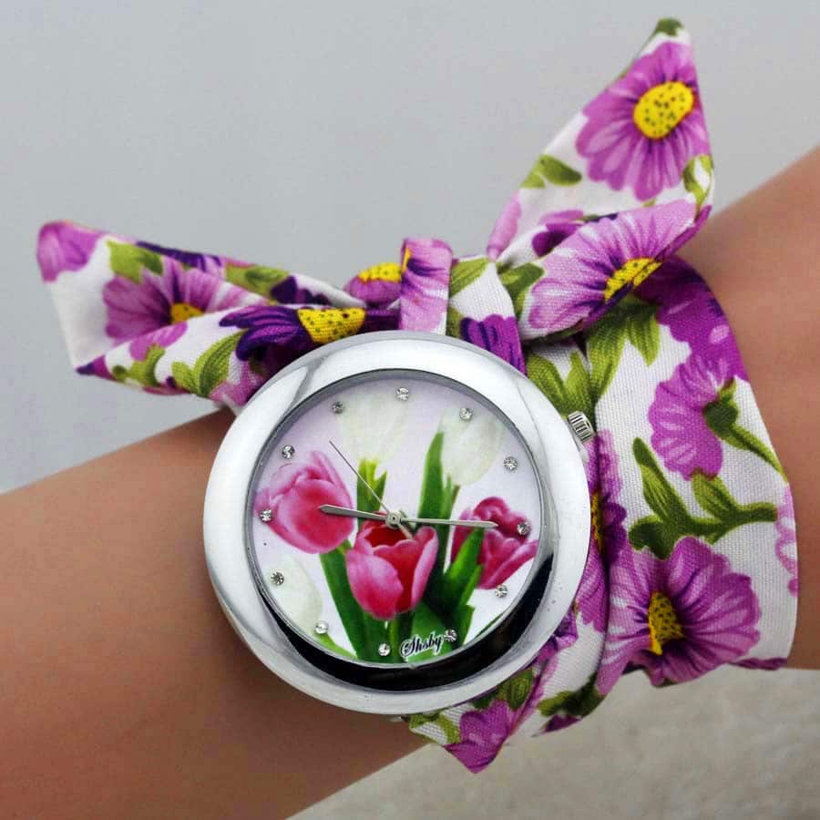 Women's Boho Watches with Fabric Bracelet - Dazpy